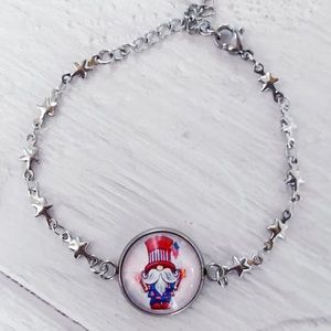Gnome patriotic bracelet